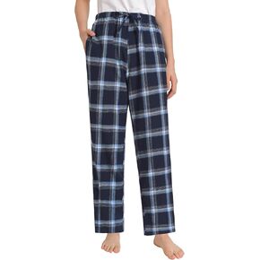 Latuza Women's Petite Cotton Lounge Pants Flannel Pajama Pants with Pockets in Kuwait