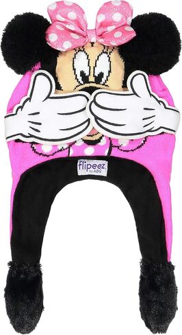 ABG Accessories Girls Little Pony، فروزن، ميني ماوس، قبعة شتوية باو باترول، قبعة شتوية ممتعة للطقس البارد للأعمار من 4 إلى 7 سنوات in Kuwait