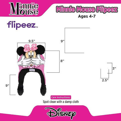 ABG Accessories Girls Little Pony، فروزن، ميني ماوس، قبعة شتوية باو باترول، قبعة شتوية ممتعة للطقس البارد للأعمار من 4 إلى 7 سنوات in Kuwait