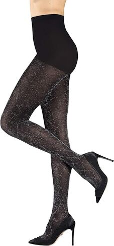 Badgley Mischka Lori Lurex Diamond Tights in Saudi Arabia