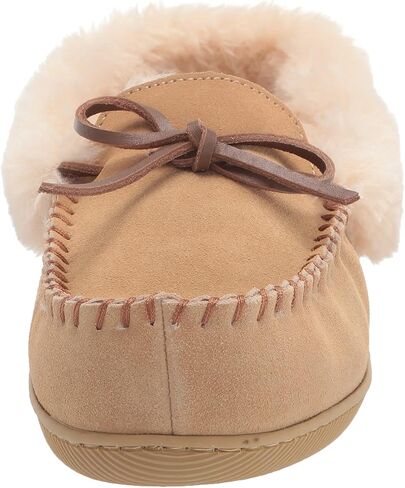 Dearfoams Women's Bethany Suede Moccasin Slipper in Saudi Arabia
