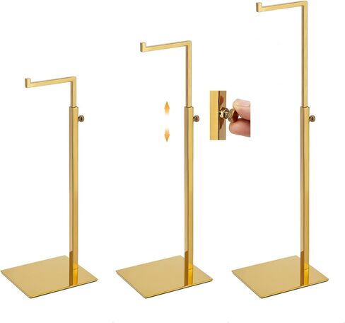 حامل عرض المحفظة الذهبية K KAIDIYIN ورف عرض المحفظة المكون من 3 طبقات in Kuwait