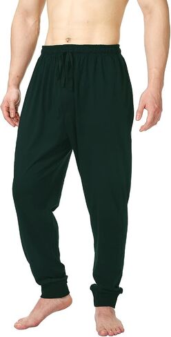 Bintangor Men's Jogger Pajama Pant Cotton Lounge Sleep Bottoms in Saudi Arabia