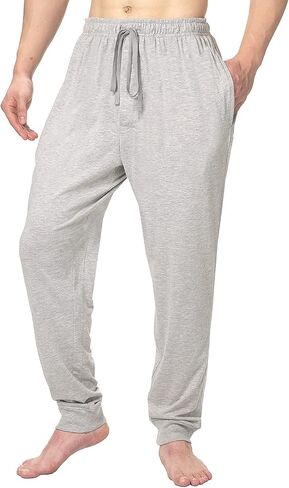 Bintangor Men's Jogger Pajama Pant Cotton Lounge Sleep Bottoms in Saudi Arabia