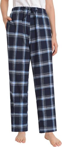 Latuza Women's Petite Cotton Lounge Pants Flannel Pajama Pants with Pockets in Kuwait