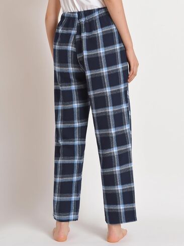 Latuza Women's Petite Cotton Lounge Pants Flannel Pajama Pants with Pockets in Kuwait