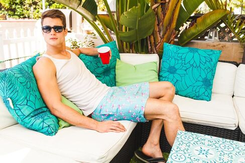 Cabana Bro Men's Swim Trunks - Retro Style Summer Swim Suits for Men in Saudi Arabia