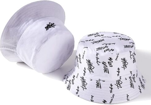 Packable Reversible Printed Bucket Hat Unisex for Men Women Beach Fisherman Cap in Saudi Arabia