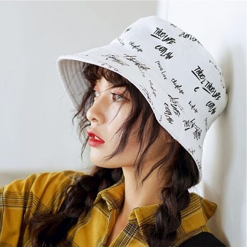 Packable Reversible Printed Bucket Hat Unisex for Men Women Beach Fisherman Cap in Saudi Arabia