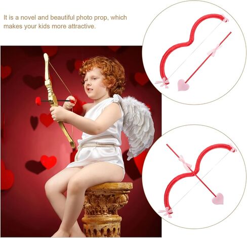 مجموعة باسولابي كيوبيد القوس والسهم عيد الحب كيوبيد زي الدعامة عيد الميلاد كيوبيد القوس الصغير كيوبيد مجموعة هدية الحفلات in Kuwait