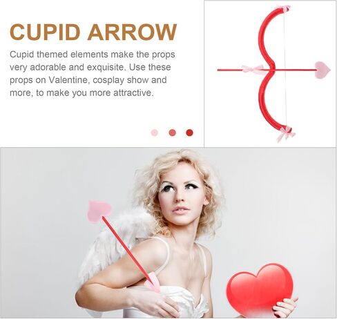 مجموعة باسولابي كيوبيد القوس والسهم عيد الحب كيوبيد زي الدعامة عيد الميلاد كيوبيد القوس الصغير كيوبيد مجموعة هدية الحفلات in Kuwait