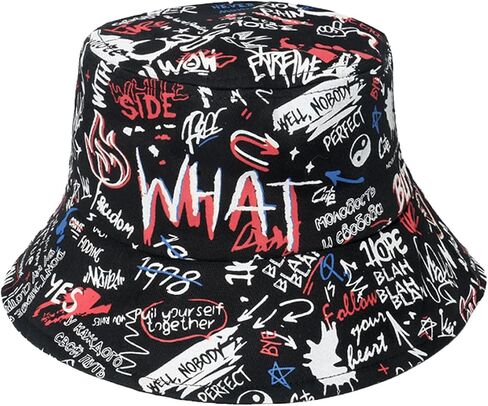 Packable Reversible Printed Bucket Hat Unisex for Men Women Beach Fisherman Cap in Saudi Arabia