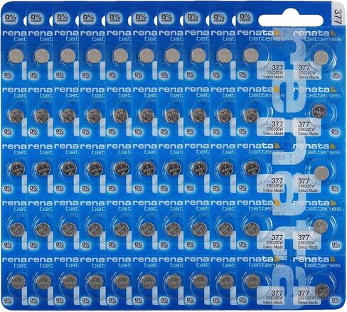 Renata Batteries 377 Silver Oxide Battery (5 Pack) in Saudi Arabia