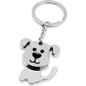 Dog Metal KeyChain Cute Purse Charm Hanging Ornament for Women Girls Handbags in Kuwait