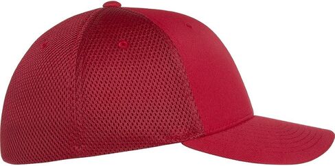 Flexfit Standard Ultrafibre Airmesh Fitted Trucker Hat, Red, Large-X-Large in Saudi Arabia