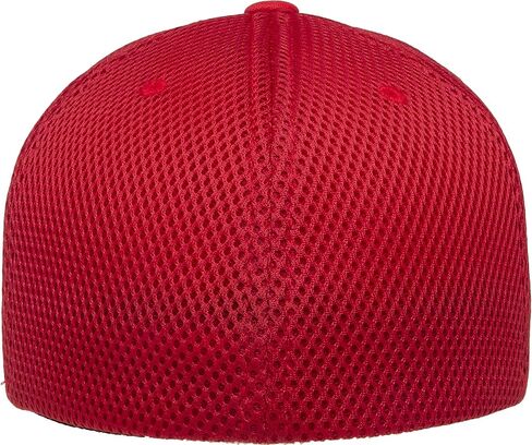 Flexfit Standard Ultrafibre Airmesh Fitted Trucker Hat, Red, Large-X-Large in Saudi Arabia