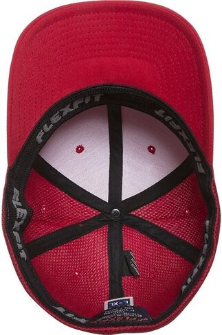 Flexfit Standard Ultrafibre Airmesh Fitted Trucker Hat, Red, Large-X-Large in Saudi Arabia