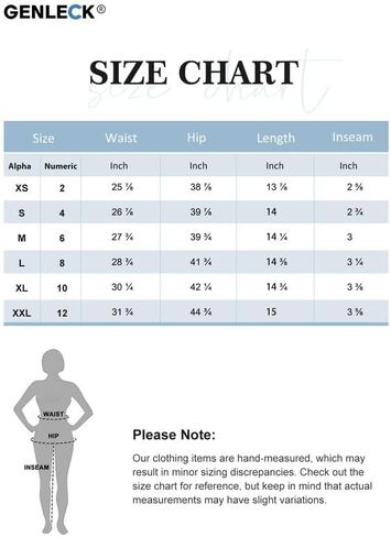 Genleck Women's Juniors Criss Crossover Jean Shorts High Waisted Stretchy Denim Shorts Casual Summer Hot Shorts(Blue,XS-XL) in Kuwait