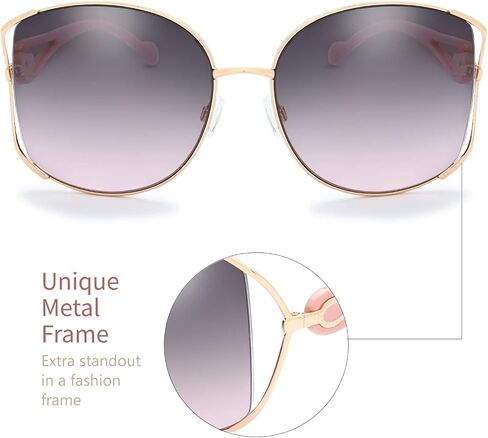 The Fresh Classic Crystal Elegant Women Beauty Design Sunglasses Gift Box in Saudi Arabia