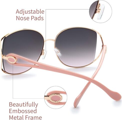 The Fresh Classic Crystal Elegant Women Beauty Design Sunglasses Gift Box in Saudi Arabia