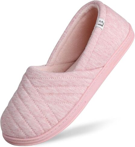 شبشب نسائي من القطن من LongBay مصنوع من الجيرسيه مريح وجيد التهوية من إسفنج ميموري فوم in Kuwait