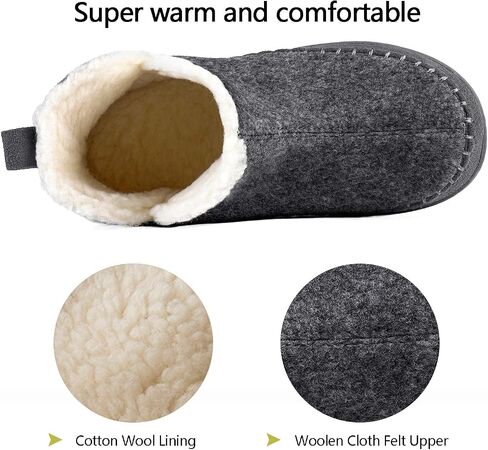 Women's Moccasin Bootie Slippers, Cozy Memory Foam Indoor Outdoor House Shoes in Kuwait