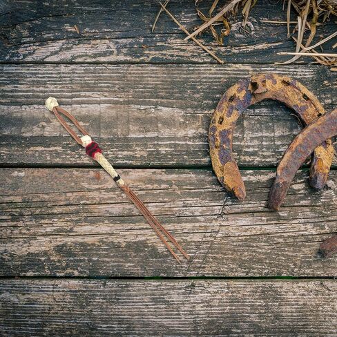 سلسلة مفاتيح من الجلد الصناعي المضفر مع خيط متعدد الألوان مشرقة، سلاسل مفاتيح رعاة البقر مزخرفة للرجال والنساء، إكسسوارات الأزياء روديو، 20.32 سم, مالتي, 8 inches in Kuwait