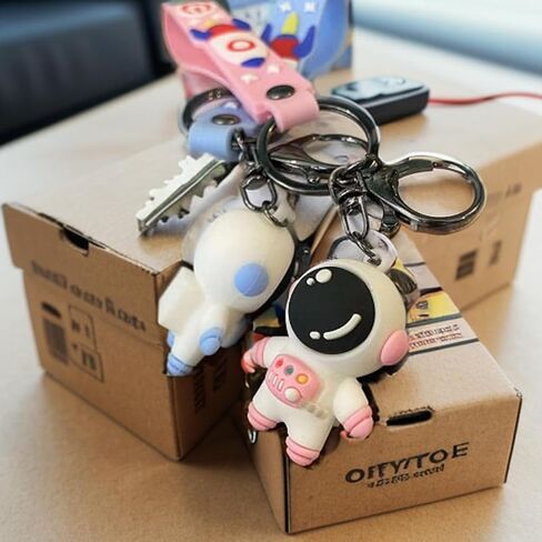 حلقات مفاتيح ZTISEEM 10 قطع ~ 1 بوصة، 30 مم، حلقة سلسلة مفاتيح معدنية، حلقة DIY لمفاتيح السيارة، سلسلة سحرية مزخرفة in Kuwait