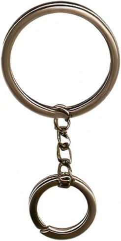 حلقات مفاتيح ZTISEEM 10 قطع ~ 1 بوصة، 30 مم، حلقة سلسلة مفاتيح معدنية، حلقة DIY لمفاتيح السيارة، سلسلة سحرية مزخرفة in Kuwait