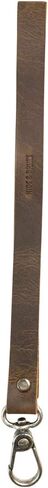 Hide & Drink, Simple Thin Lanyard Handmade from Full Grain Leather Key Ring Holder for Organizing Keychains Long Leather Cord with Sturdy Lobster Clasp for Convenient Easy Access - Bourbon Brown in Saudi Arabia
