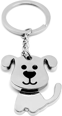 Dog Metal KeyChain Cute Purse Charm Hanging Ornament for Women Girls Handbags in Kuwait