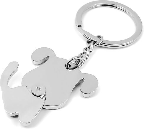 Dog Metal KeyChain Cute Purse Charm Hanging Ornament for Women Girls Handbags in Kuwait