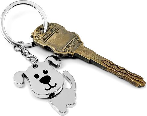 Dog Metal KeyChain Cute Purse Charm Hanging Ornament for Women Girls Handbags in Kuwait