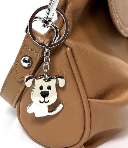 Dog Metal KeyChain Cute Purse Charm Hanging Ornament for Women Girls Handbags in Kuwait
