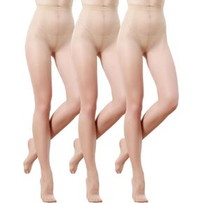 DECLARELOVE 20D لباس ضيق شفاف للنساء للتحكم في جوارب طويلة عالية الخصر in Kuwait