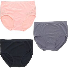 سراويل داخلية نسائية من Delta Burke Intimates مقاس كبير بحواف دانتيل عالية الارتفاع (3Pr) in Kuwait