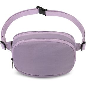 Uromee Fanny Packs for Women Rivets Crossbody Belt Bag Vegan Leather Fashion Waist Bag Lightweight Travel Hiking