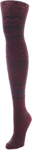MeMoi Diamond Fair Isle Patterned Cotton Blend Sweater Tights in Saudi Arabia