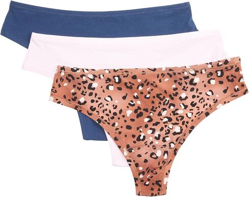 Hanky ​​Panky PlayStretch Print Natural Thong 3-Pack in Saudi Arabia