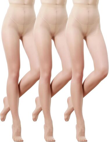 DECLARELOVE 20D لباس ضيق شفاف للنساء للتحكم في جوارب طويلة عالية الخصر in Kuwait