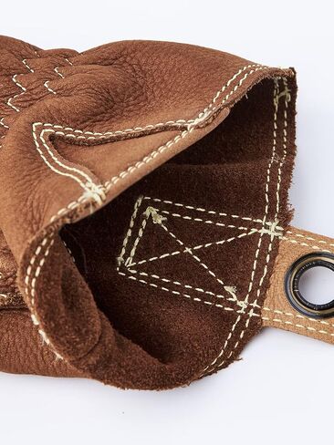 قفاز Hestra Oden Nubuck بخمسة أصابع، قفاز جلدي للشتاء، للاستخدام الخارجي in Saudi Arabia
