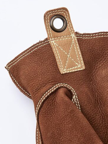 قفاز Hestra Oden Nubuck بخمسة أصابع، قفاز جلدي للشتاء، للاستخدام الخارجي in Saudi Arabia