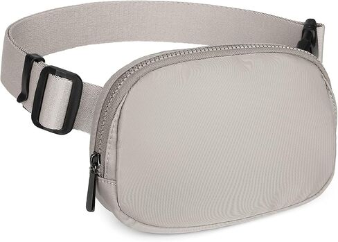 Uromee Fanny Packs للنساء حقيبة بحزام كروس من الجلد النباتي حقيبة خصر أنيقة خفيفة الوزن للسفر والمشي لمسافات طويلة in Saudi Arabia
