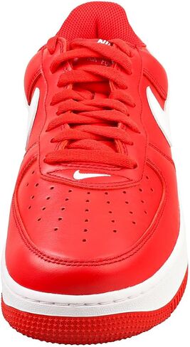 حذاء Nike AIR Force 1 Low Retro QS للرجال باللون الأحمر والأبيض - 11.5 US in Saudi Arabia