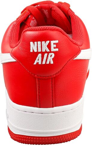 حذاء Nike AIR Force 1 Low Retro QS للرجال باللون الأحمر والأبيض - 11.5 US in Saudi Arabia