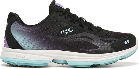 Ryka Womens Devotion Plus 2 Walking Shoe, Black Pastel Multi, 12 Wide US in Saudi Arabia