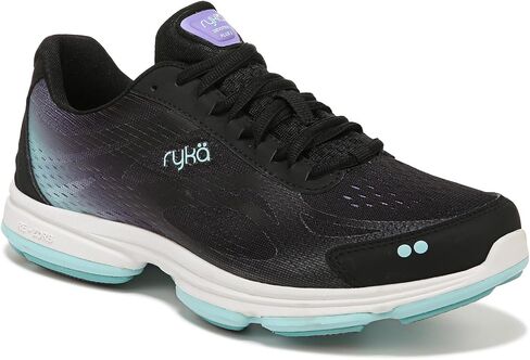 Ryka Womens Devotion Plus 2 Walking Shoe, Black Pastel Multi, 12 Wide US in Saudi Arabia