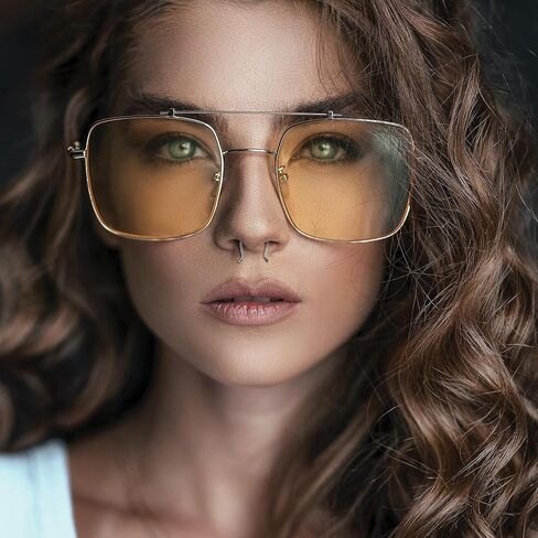 FINREZIO 12Pcs 16G Septum Rings for Women Surgical Steel Dangle Nose Rings Hoops Helix Daith Cartilage Earrings Septum Nose Piercing Jewelry 8-10MM in Kuwait