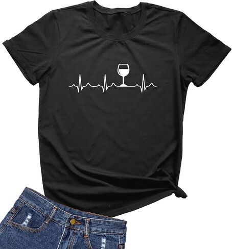 تي شيرتات MIMOORN جرافيك للنساء بأكمام قصيرة مرحة in Kuwait