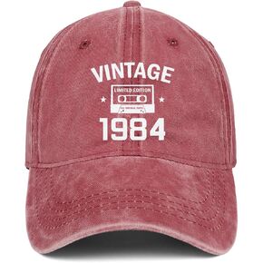 40th Birthday Gifts Women Men 1984 Hats Vintage 1984 Baseball Cap 40th Birthday Gifts for 40 Year Old Woman Mens